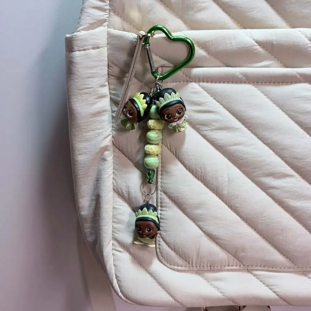 Disney Doorables Tiana Keychain Bag Charm Handmade by The Enchanted Hoosier
